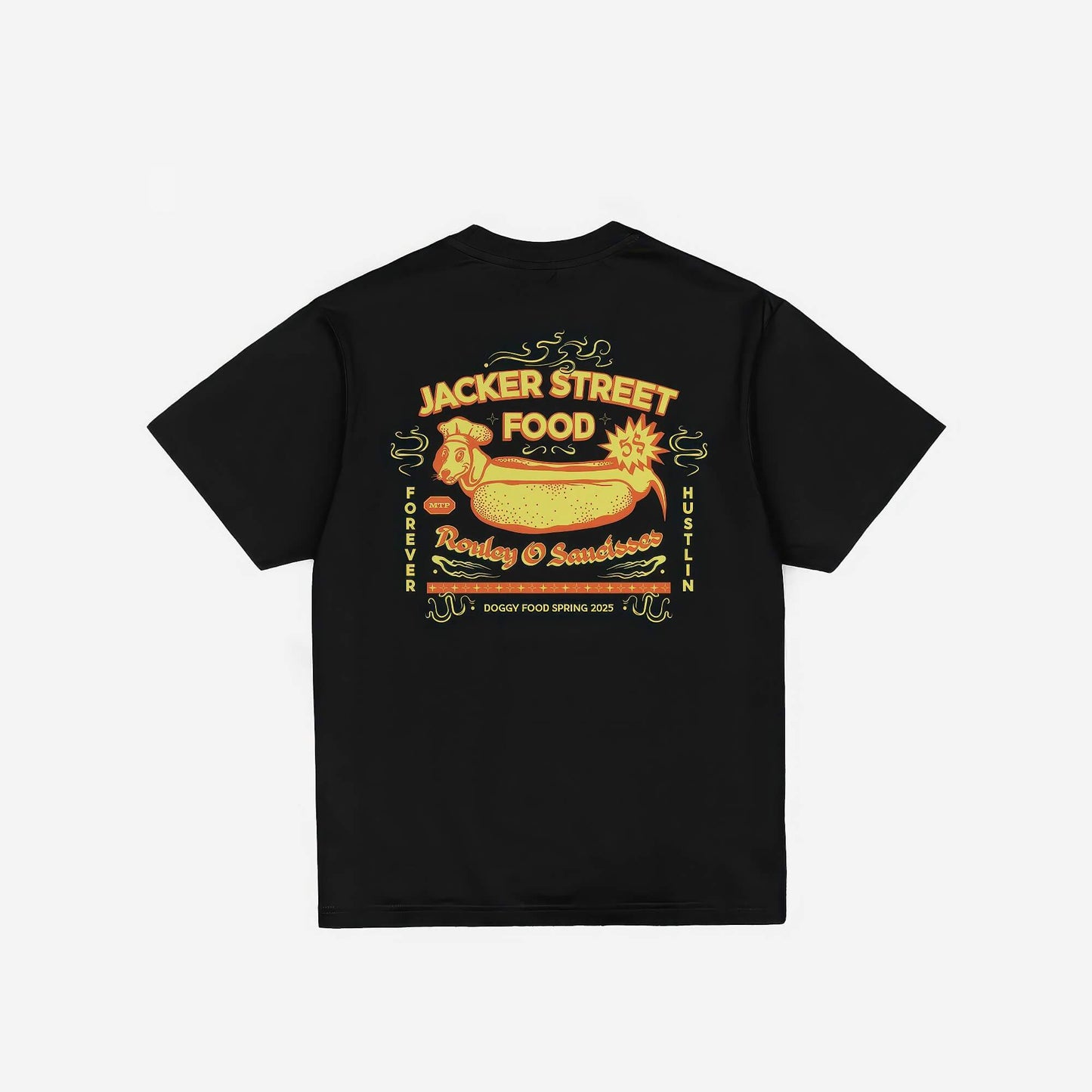 Jacker Hot Doggy T-Shirt Black