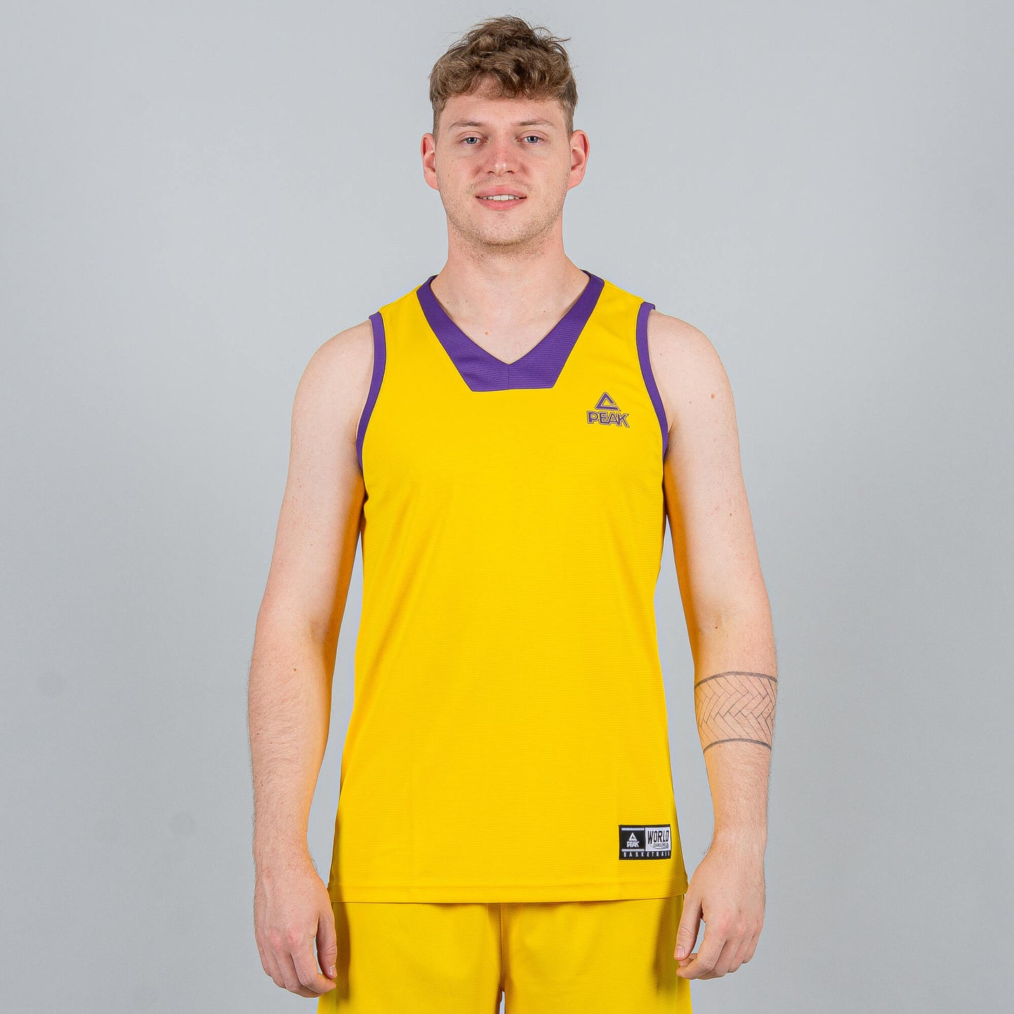 Basketbalová súprava (dres + trenírky) Peak Basketball Sets Match 2 oranžová