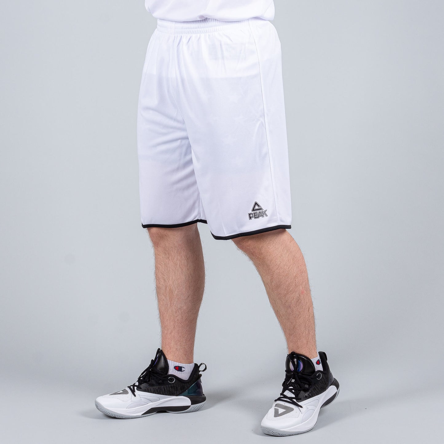 Basketbalová súprava (dres + trenírky) Peak Basketball Sets Match 2 biela