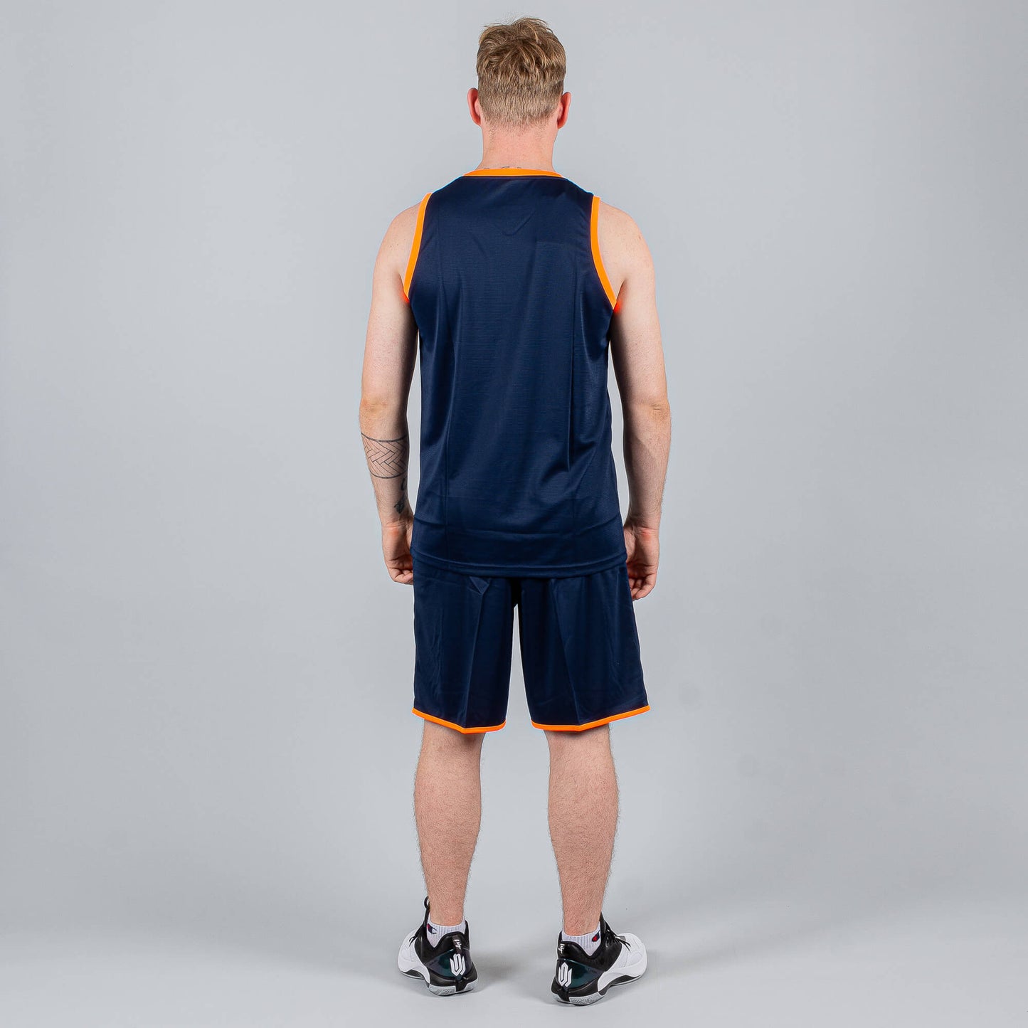 Basketbalová súprava (dres + trenírky) Peak Basketball Sets Match 2 tmavomodrá