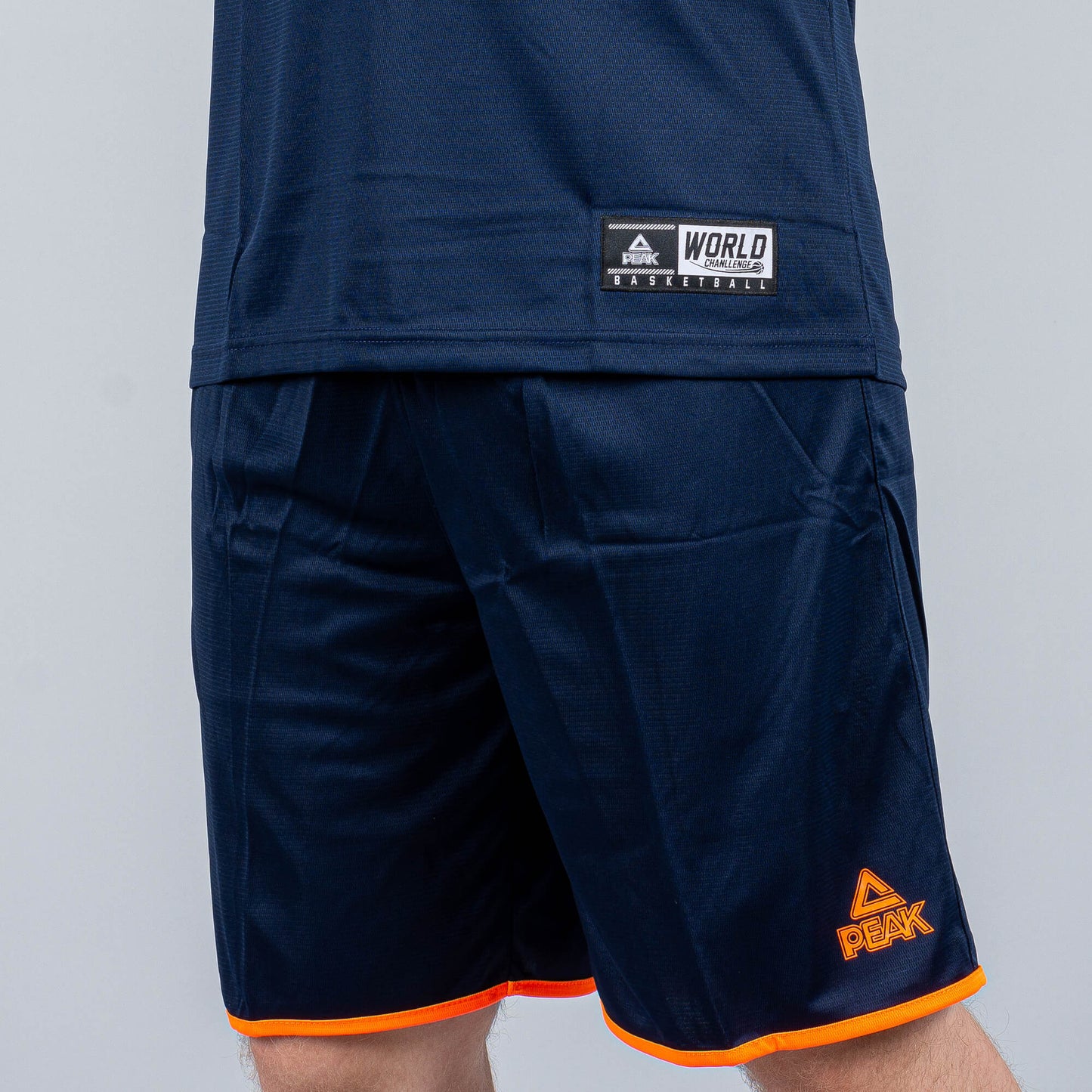 Basketbalová súprava (dres + trenírky) Peak Basketball Sets Match 2 tmavomodrá