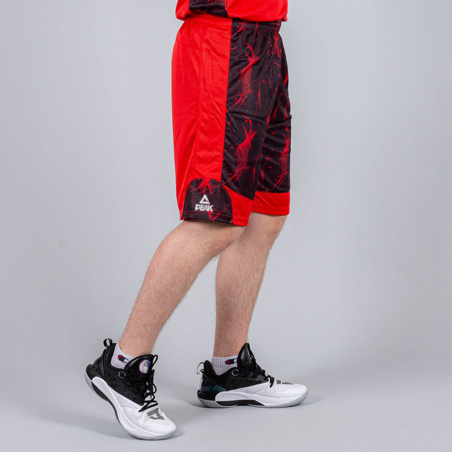 Basketbalová súprava (dres + trenírky)  Peak Basketball Sets Match červená