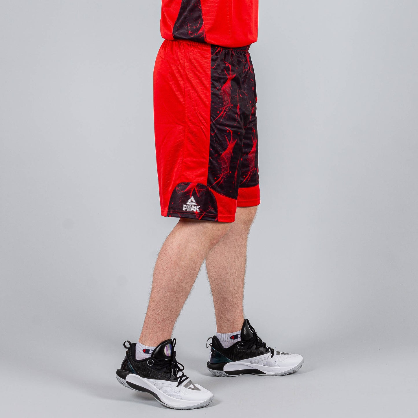 Basketbalová súprava (dres + trenírky)  Peak Basketball Sets Match červená