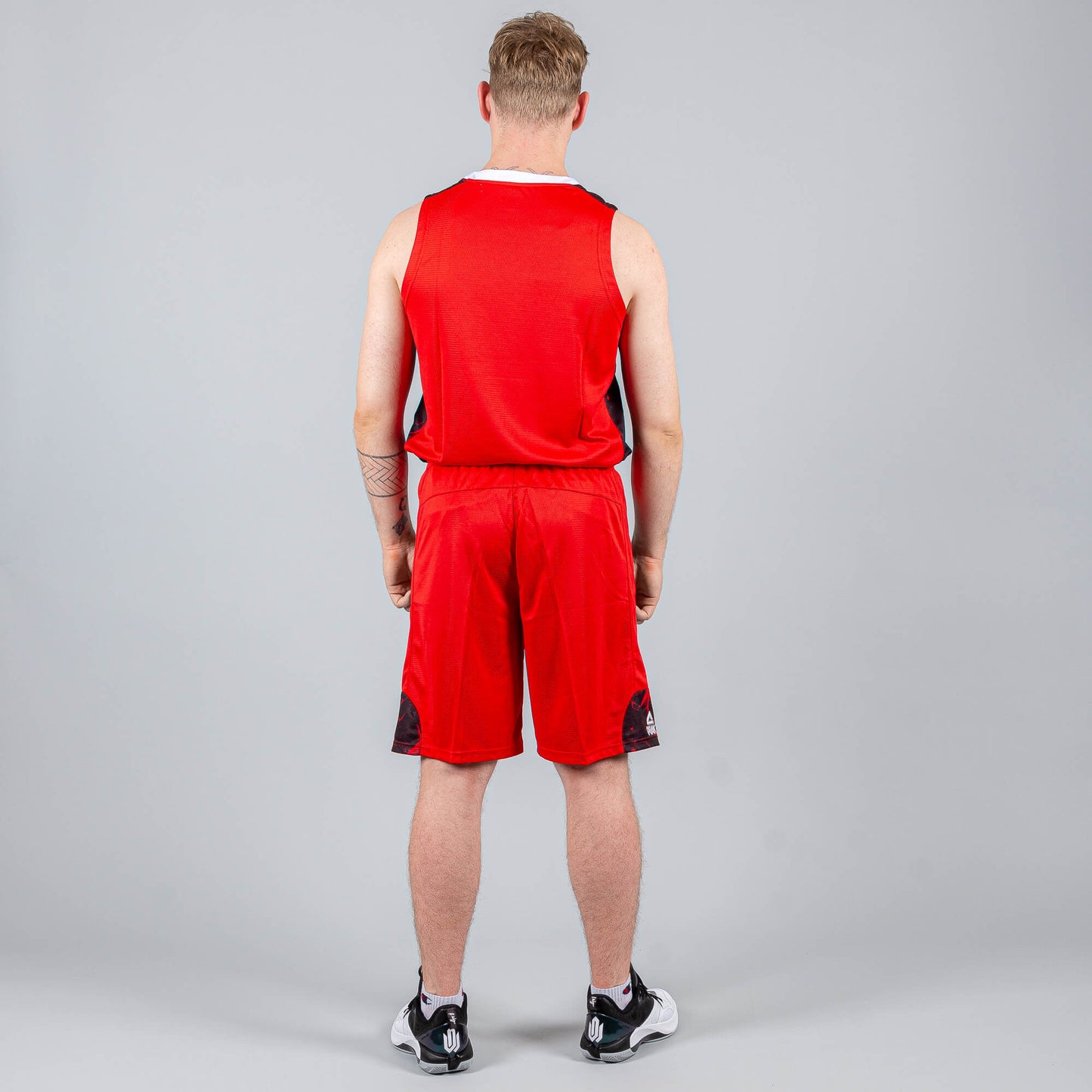 Basketbalová súprava (dres + trenírky)  Peak Basketball Sets Match červená