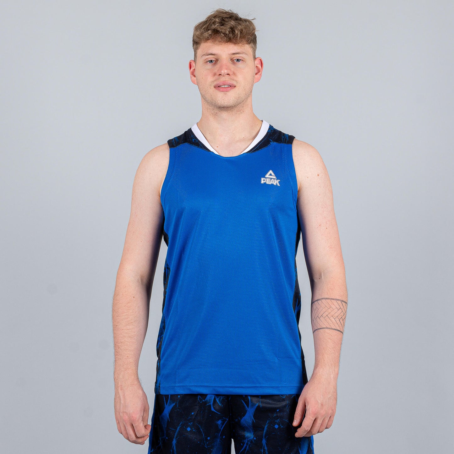 Basketbalová súprava (dres + trenírky)  Peak Basketball Sets Match modrá