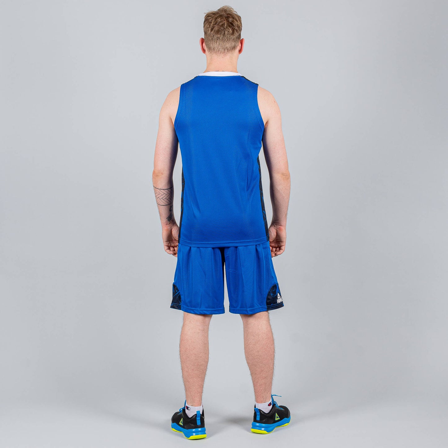 Basketbalová súprava (dres + trenírky)  Peak Basketball Sets Match modrá