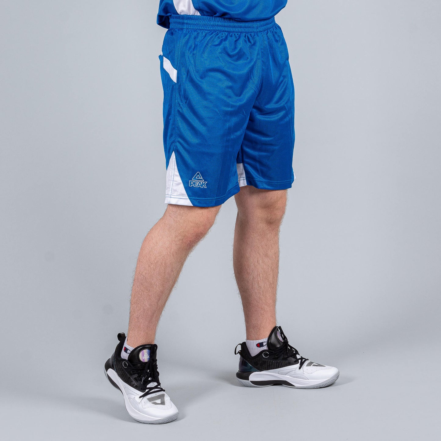 Basketbalová súprava (dres + trenírky) Peak Mens Basketball set Blue modro-biela