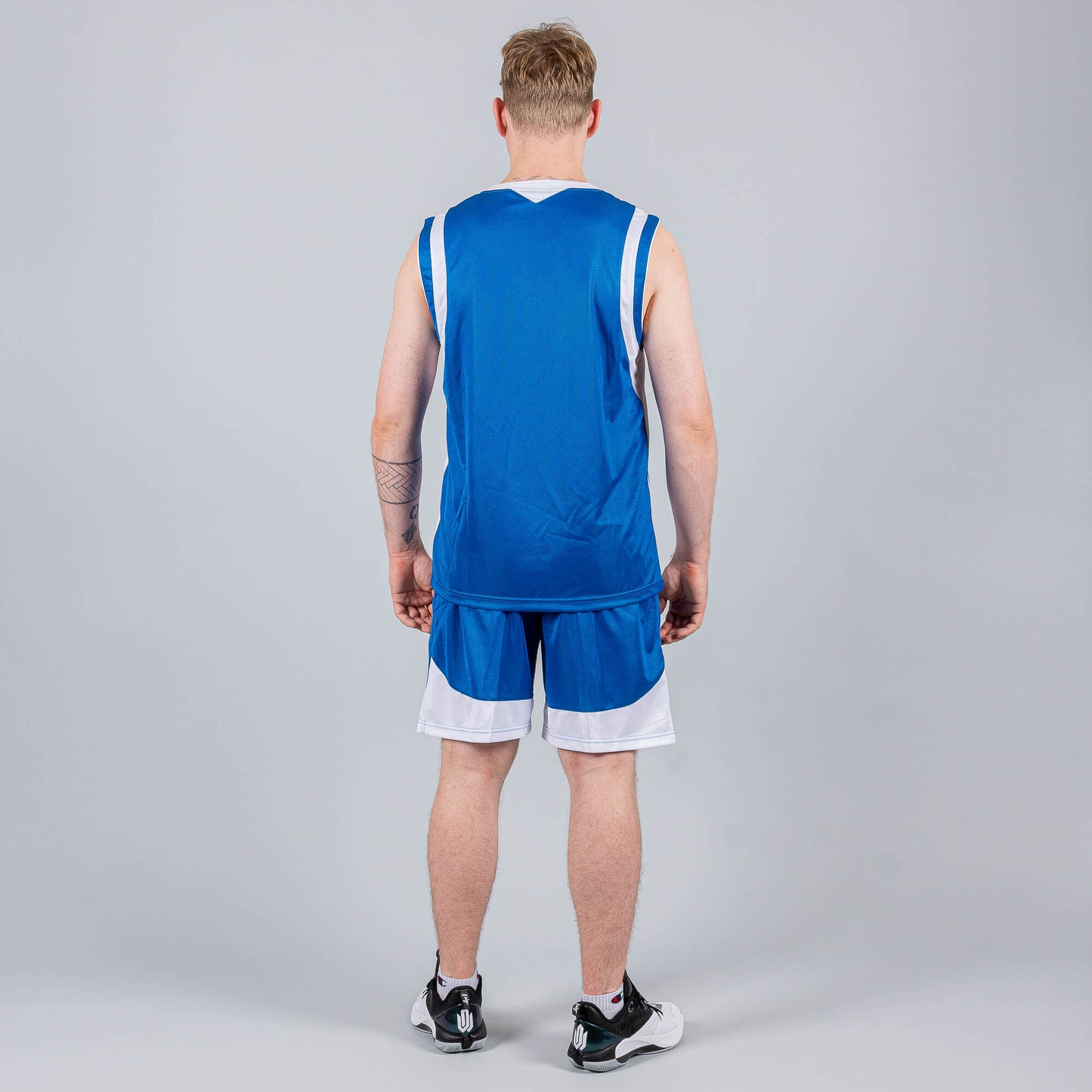 Basketbalová súprava (dres + trenírky) Peak Mens Basketball set Blue modro-biela