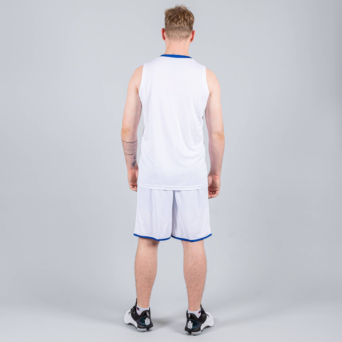 Basketbalová súprava (dres + trenírky) Peak Basketball Uniform set bielo/modrá