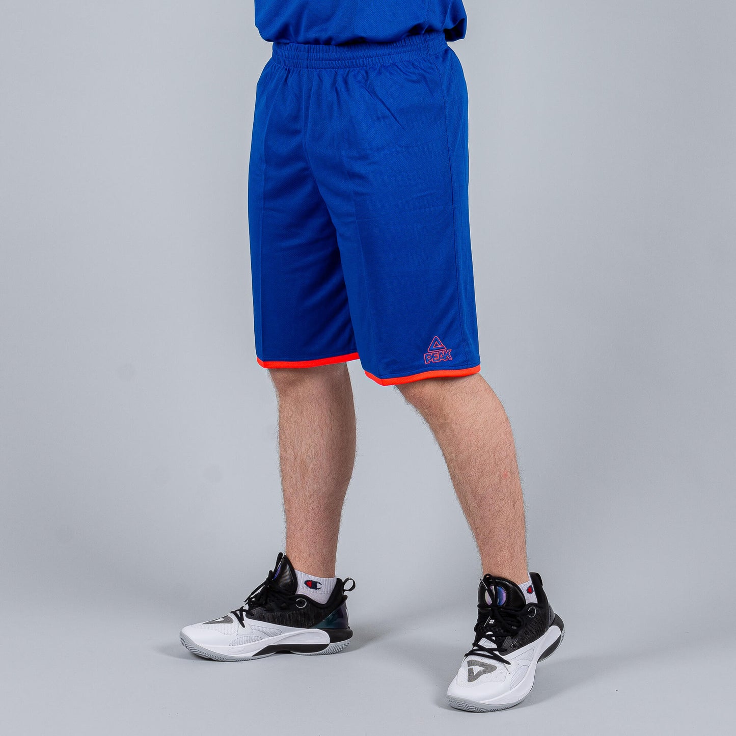 Basketbalová súprava (dres + trenírky) Peak Basketball Uniform set modro/oranžová