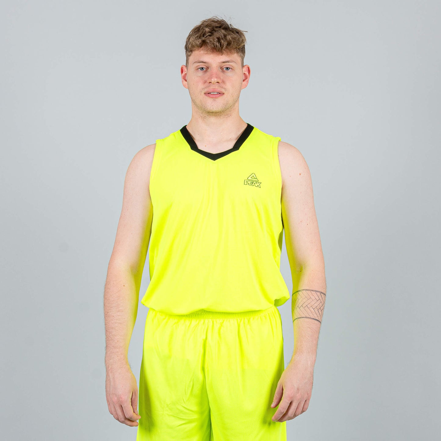 Basketbalová súprava (dres + trenírky)  Peak Basketball Uniform set žltá