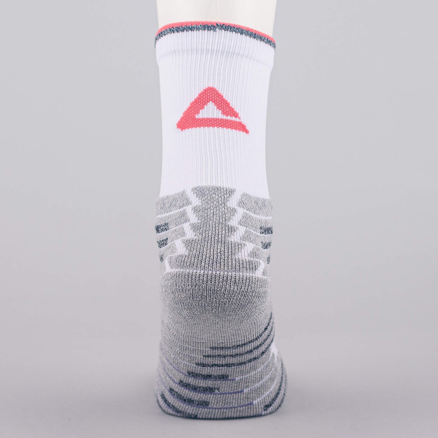 Basketbalové ponožky PEAK Andrew Wiggins WHITE/LT.MELANGE GREY