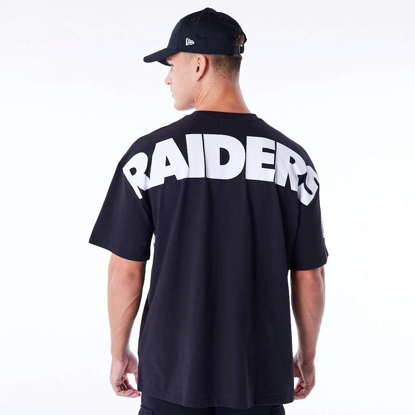 Tričko New Era NFL Las Vegas Raiders Drop Shoulder Black Drop Shoulder T-Shirt čierne