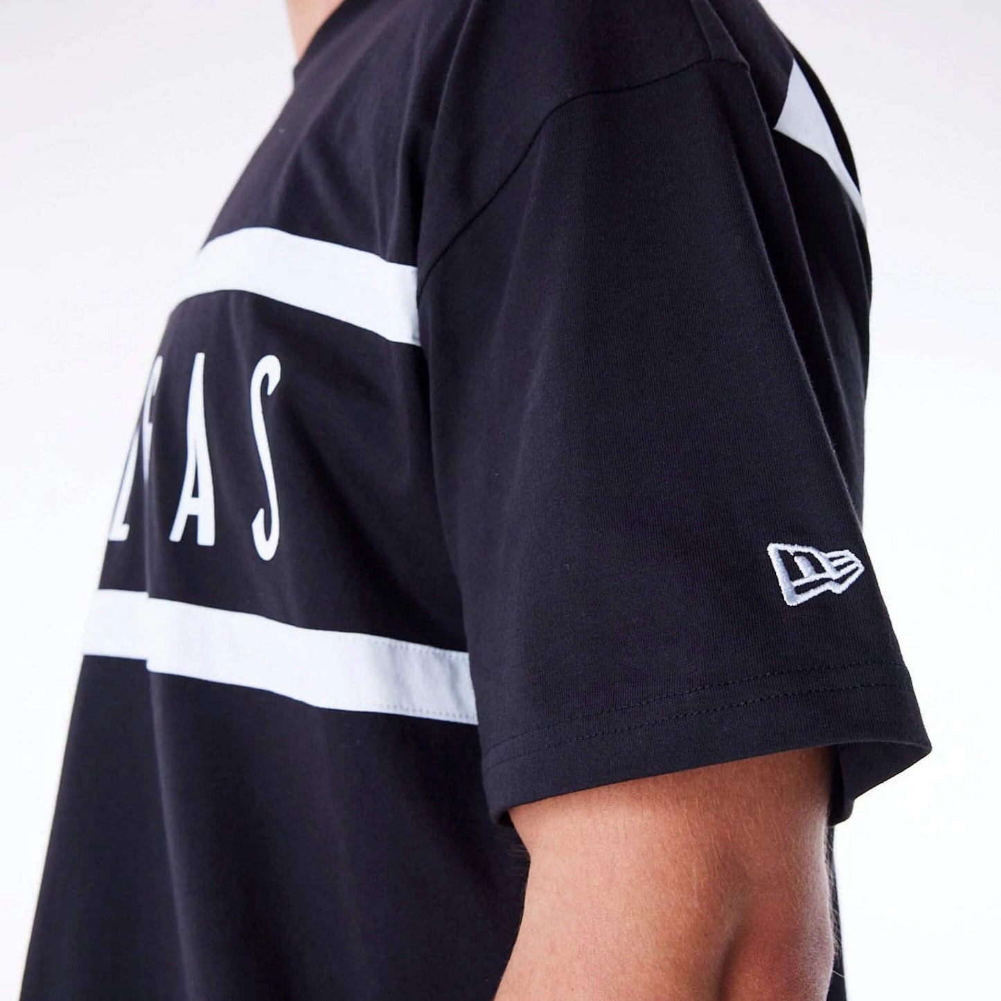 Tričko New Era NFL Las Vegas Raiders Drop Shoulder Black Drop Shoulder T-Shirt čierne