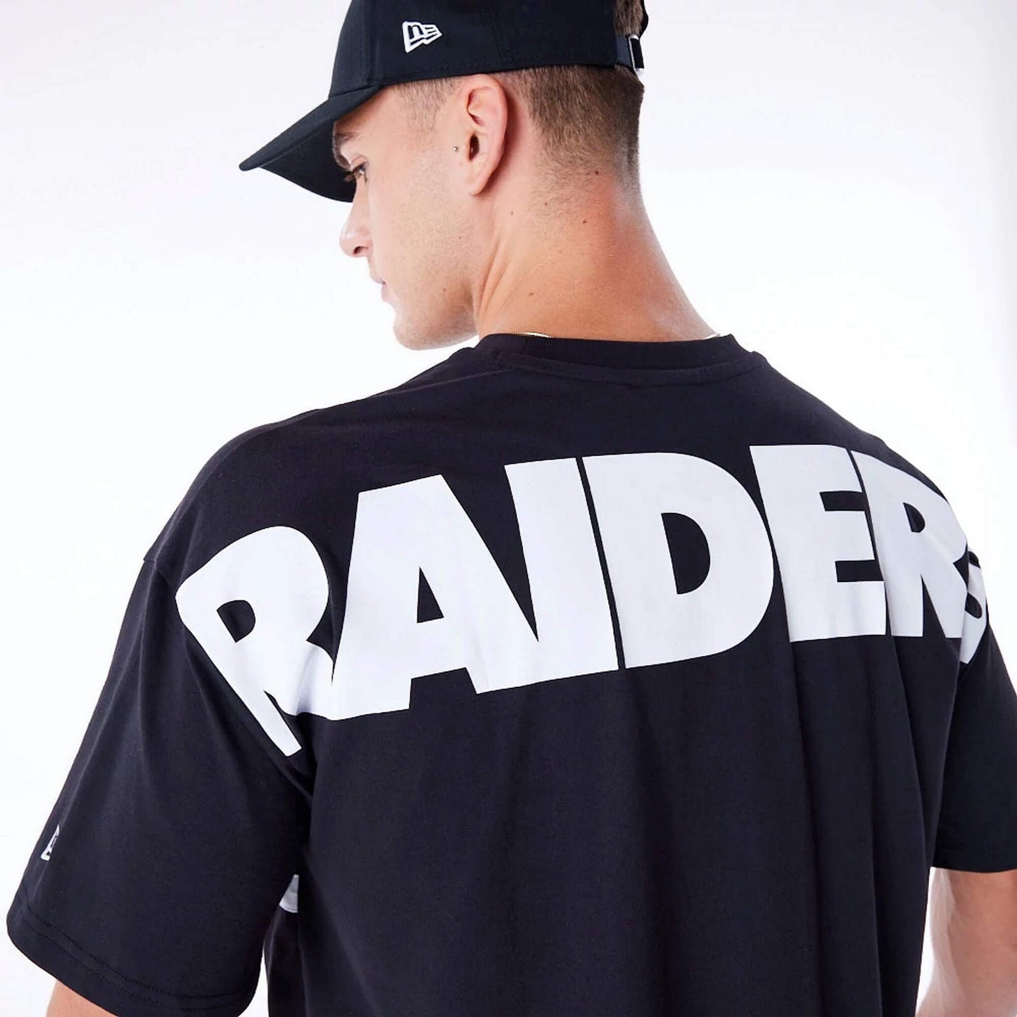Tričko New Era NFL Las Vegas Raiders Drop Shoulder Black Drop Shoulder T-Shirt čierne