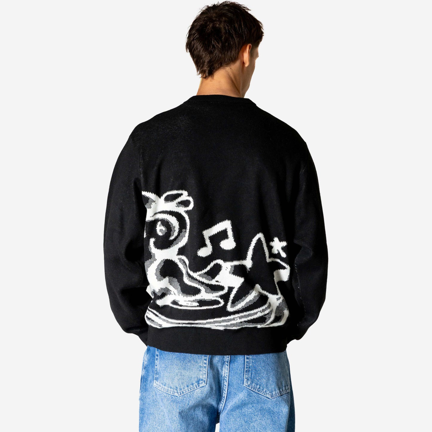 Sveter Jacker C.R.E.A.M Knit Crewneck čierny