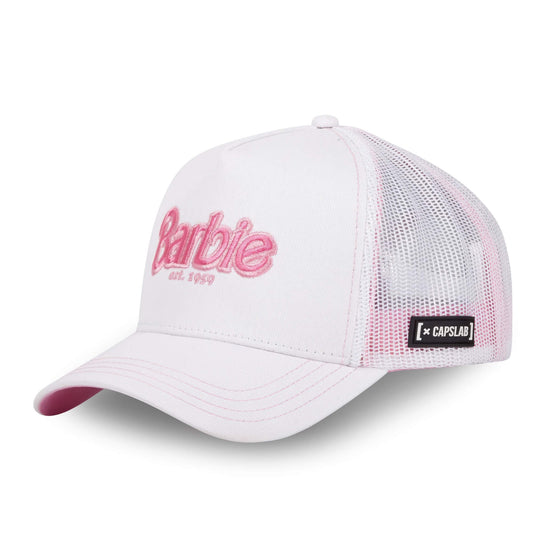 šiltovka femme trucker CAPSLAB X BARBIE biela