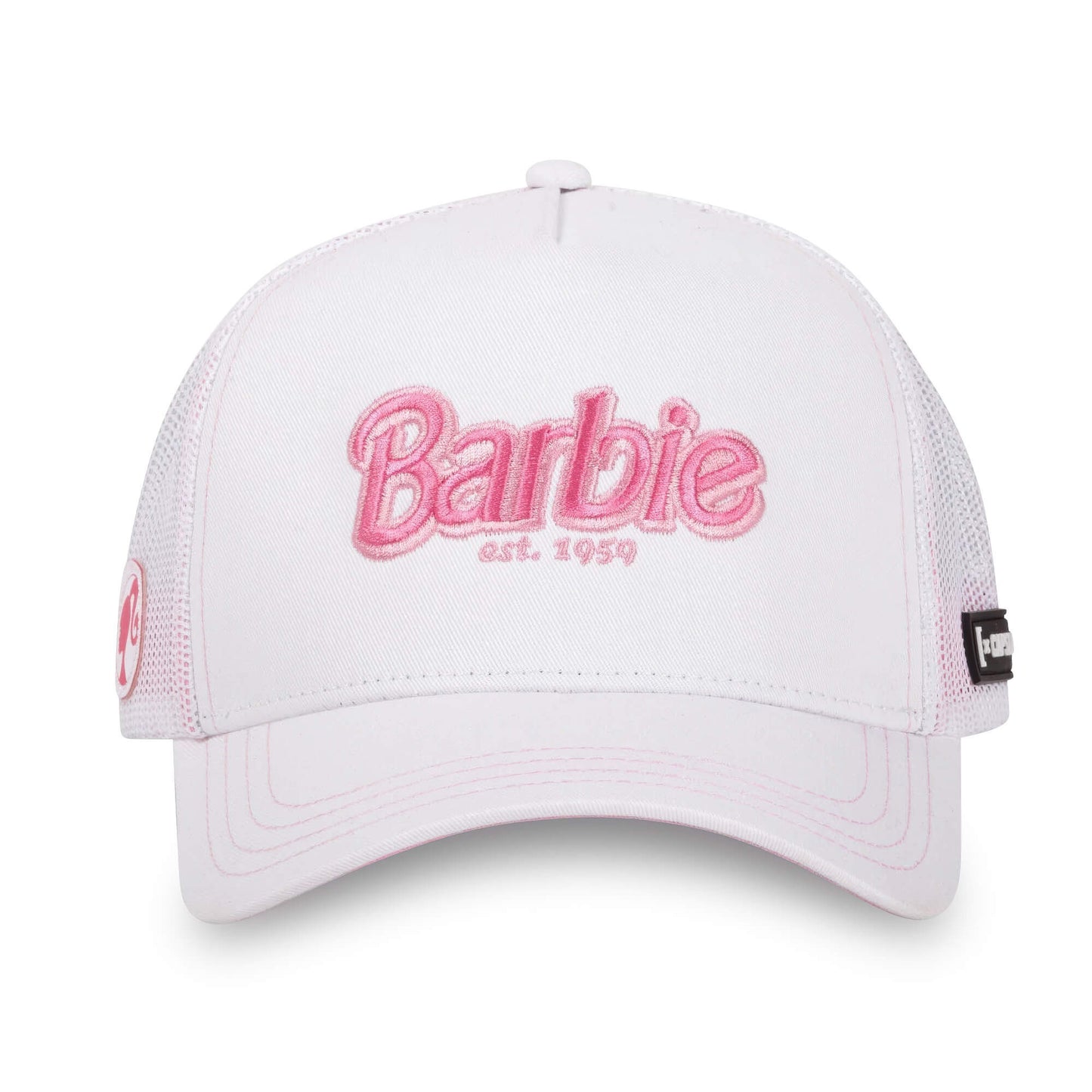 šiltovka femme trucker CAPSLAB X BARBIE biela
