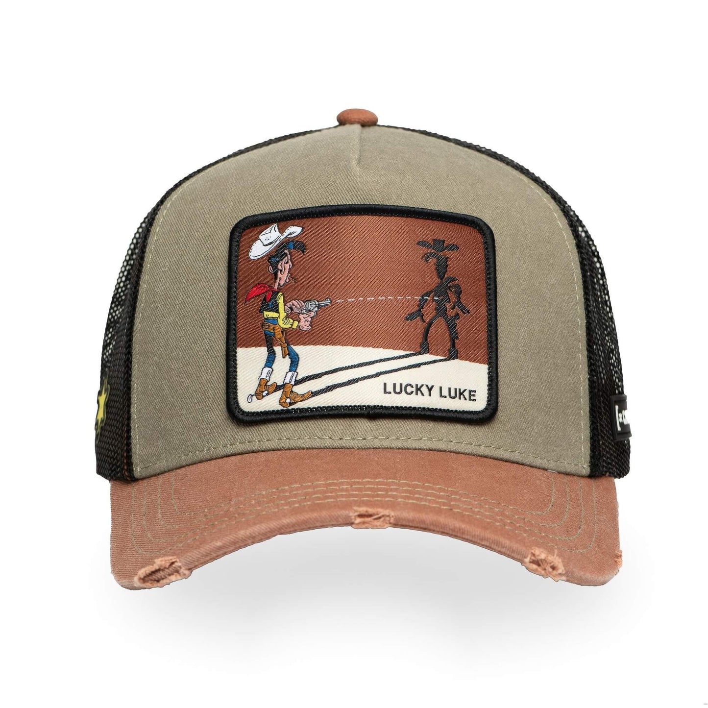 šiltovka trucker CAPSLAB X LUCKY LUKE khaki