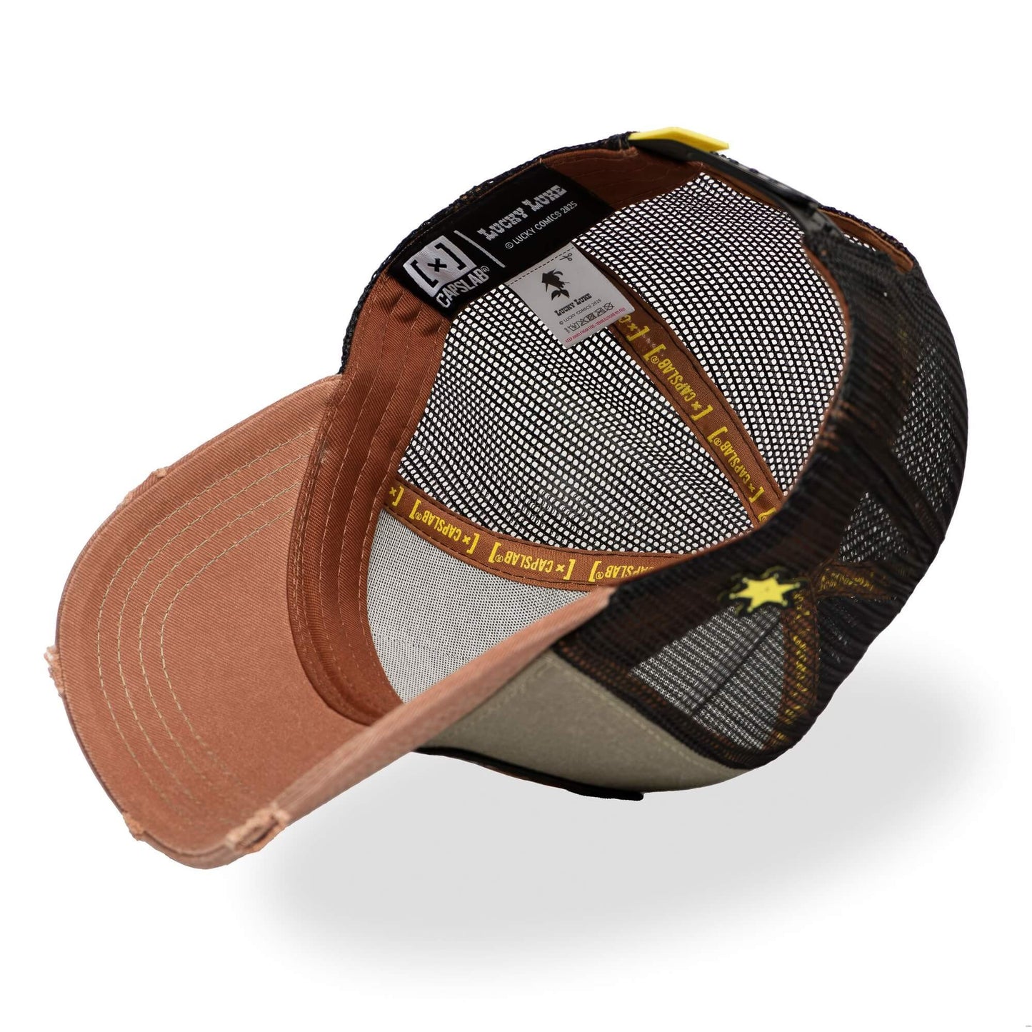 šiltovka trucker CAPSLAB X LUCKY LUKE khaki