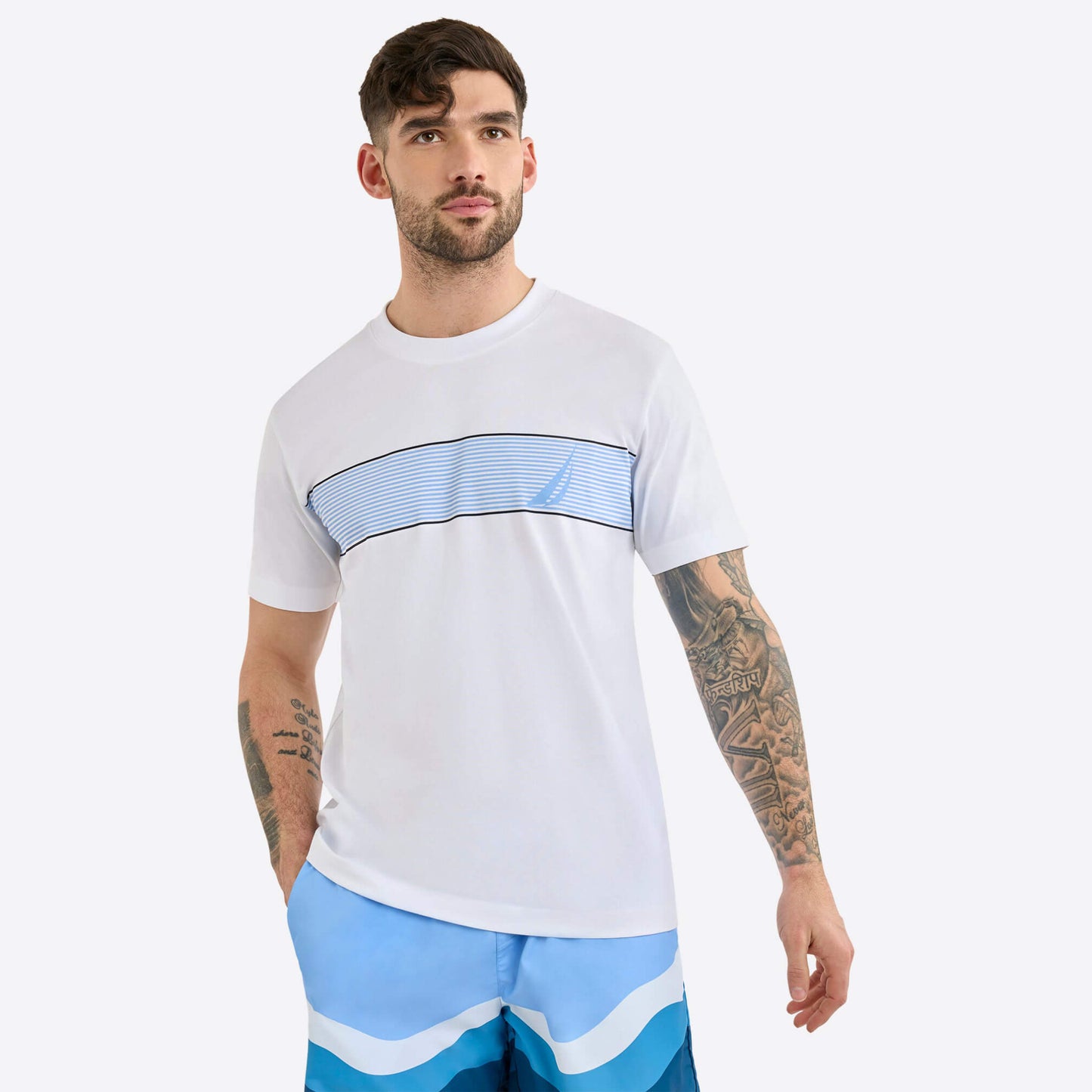 Tričko Nautica Sennen T-Shirt biele