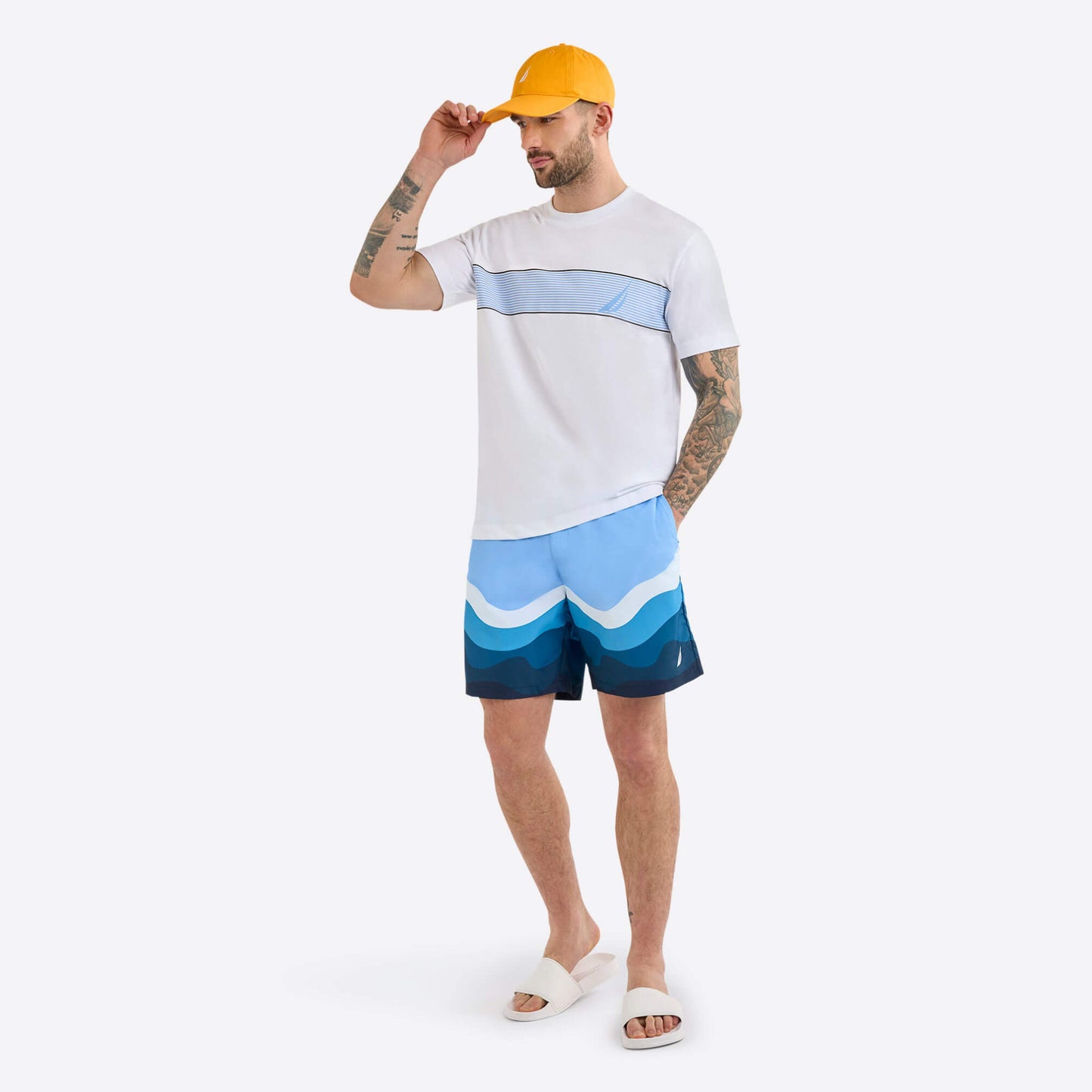 Tričko Nautica Sennen T-Shirt biele