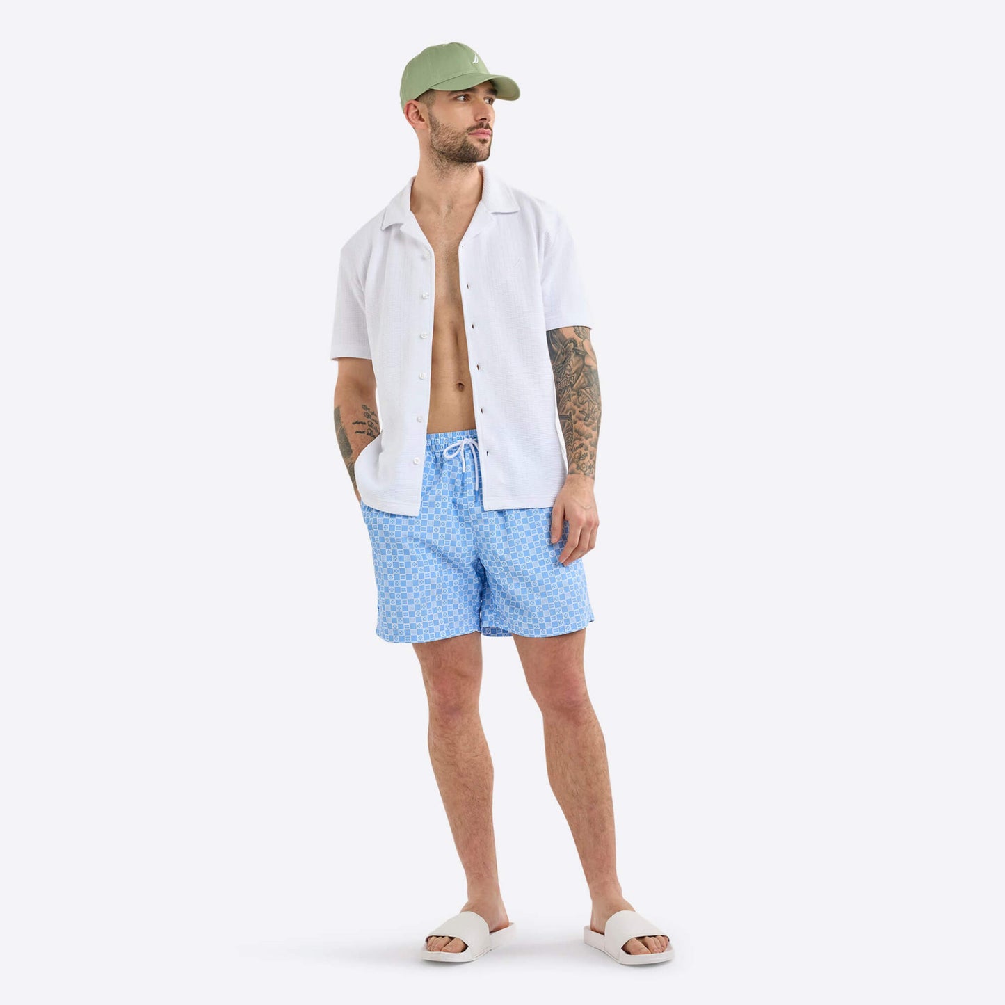 Šortky Nautica Penryn 6'' Swim Short bledomodré