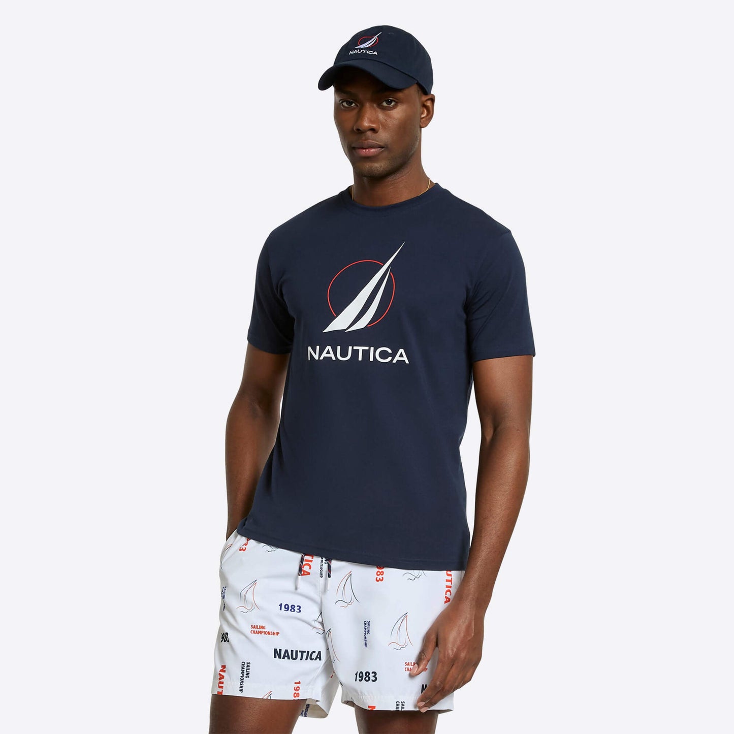 Tričko Nautica Pollock T-Shirt tmavomodré