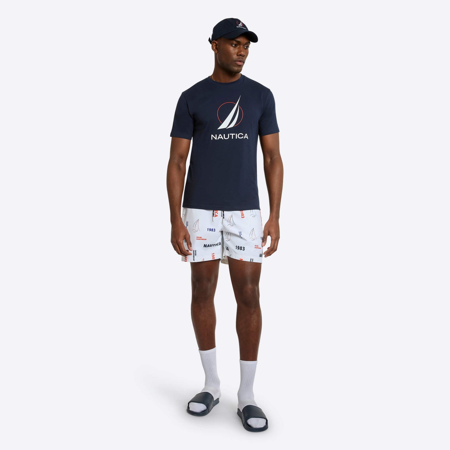 Tričko Nautica Pollock T-Shirt tmavomodré