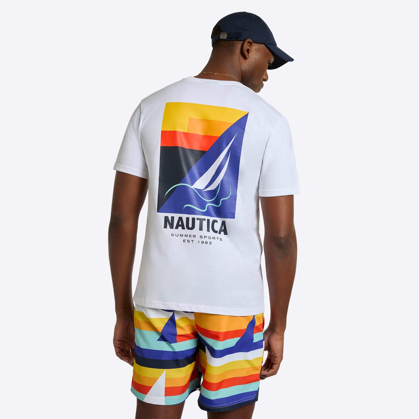 Tričko Nautica Claudio T-Shirt biele