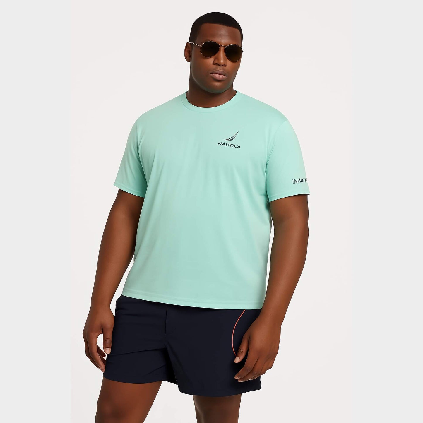 Tričko Nautica Sergei B&T T-Shirt tyrkysové