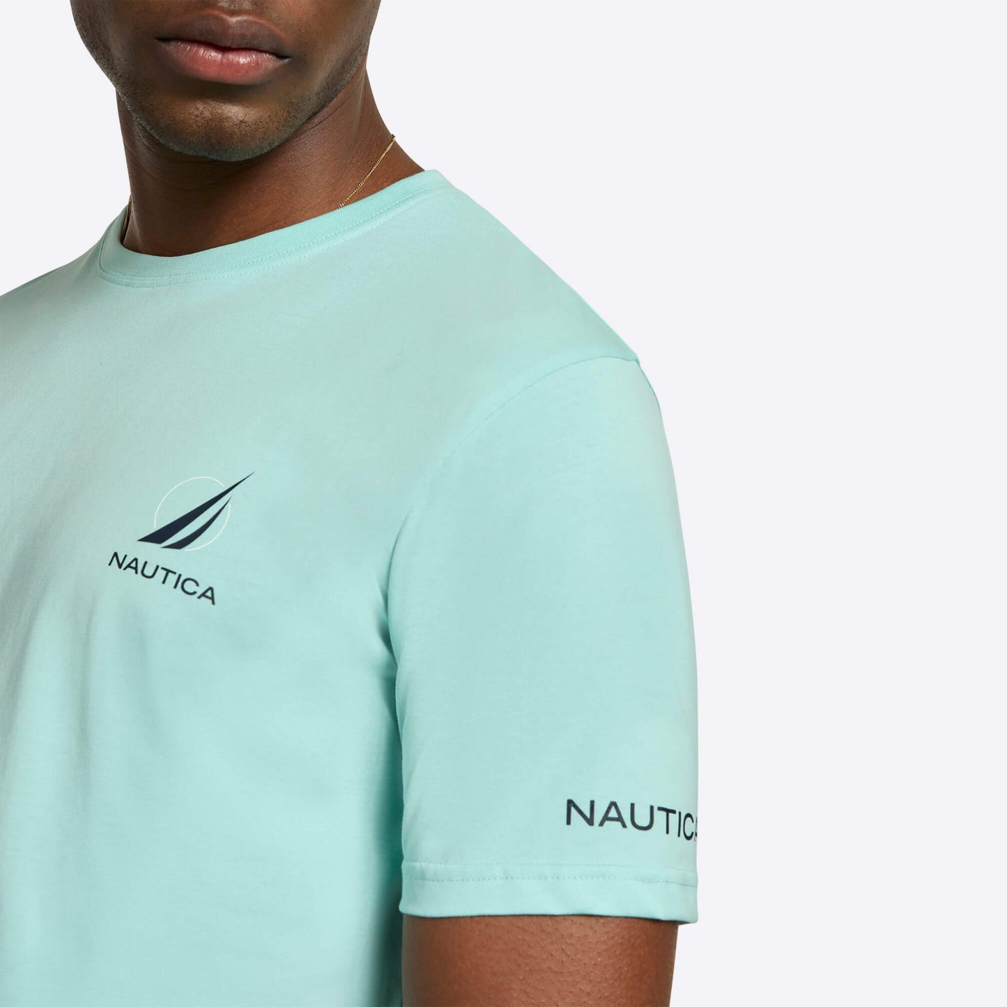 Tričko Nautica Sergei B&T T-Shirt tyrkysové