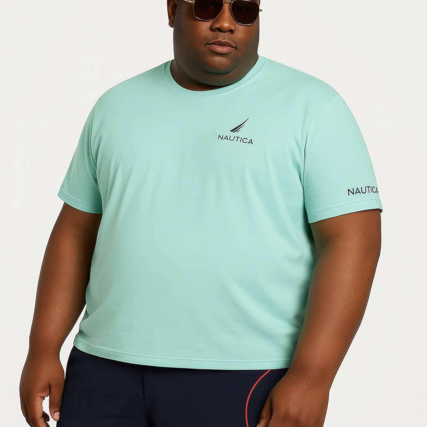 Tričko Nautica Sergei B&T T-Shirt tyrkysové