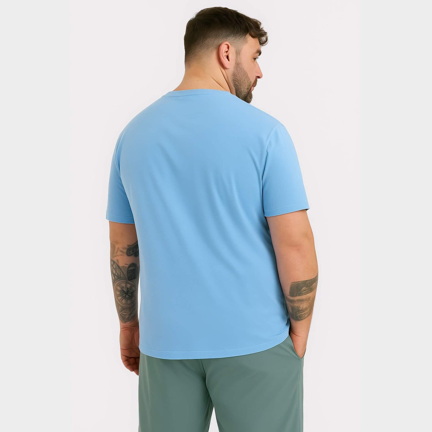 Tričko Nautica Bodmin B&T T-Shirt bledomodré