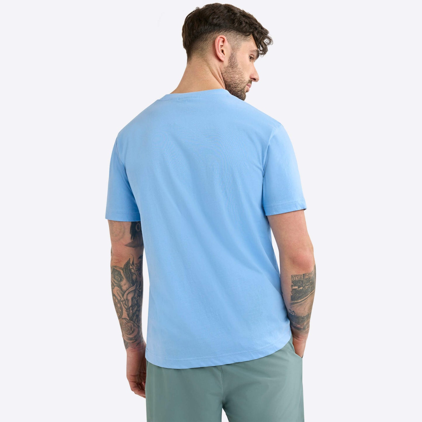Tričko Nautica Bodmin B&T T-Shirt bledomodré