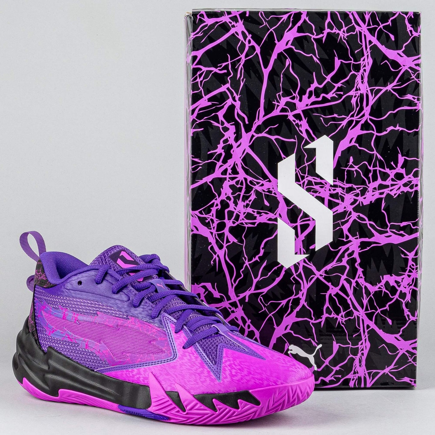 Basketbalové tenisky Puma Scoot Zeros Purple Lightning Shoe Pure Magenta/Puma Black