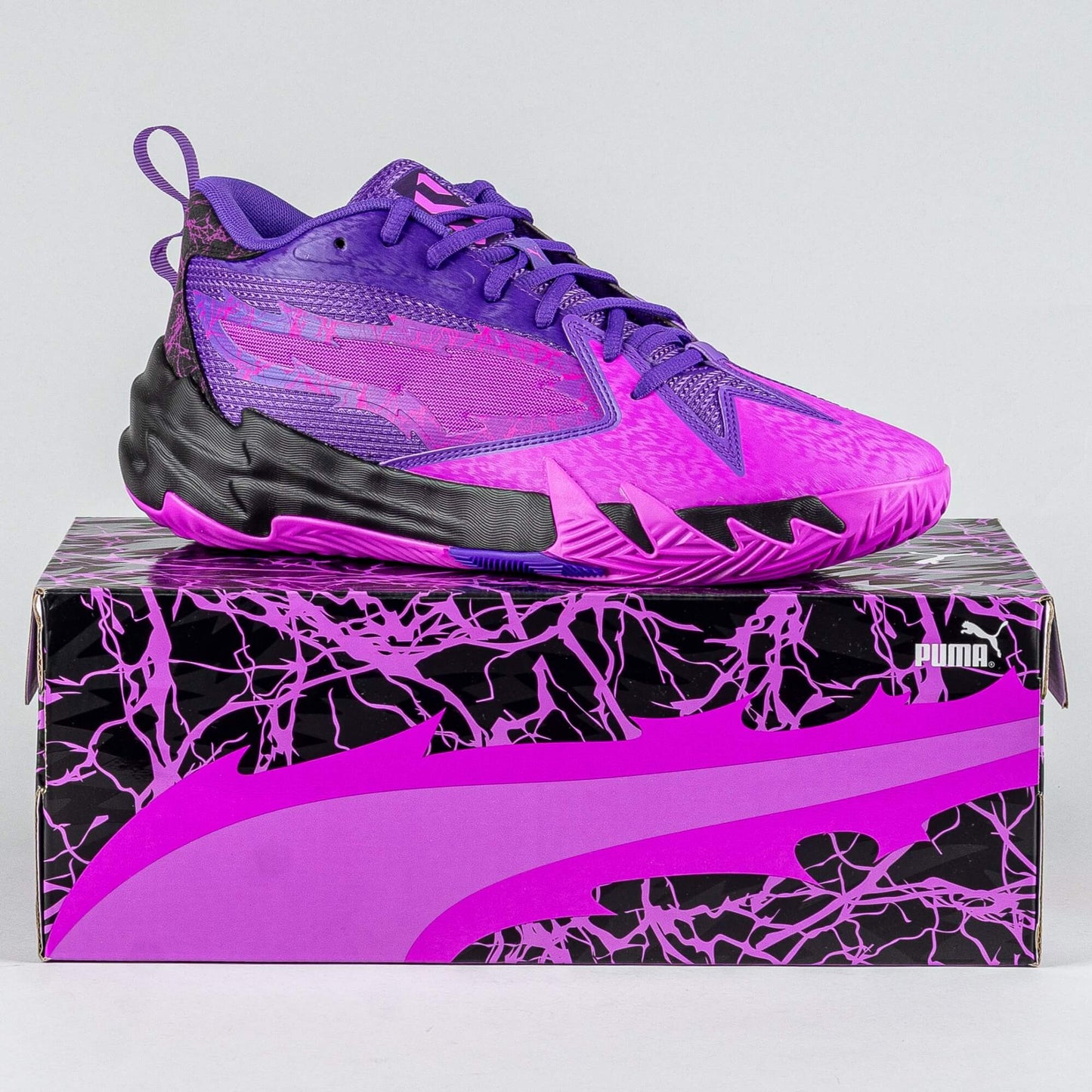 Basketbalové tenisky Puma Scoot Zeros Purple Lightning Shoe Pure Magenta/Puma Black