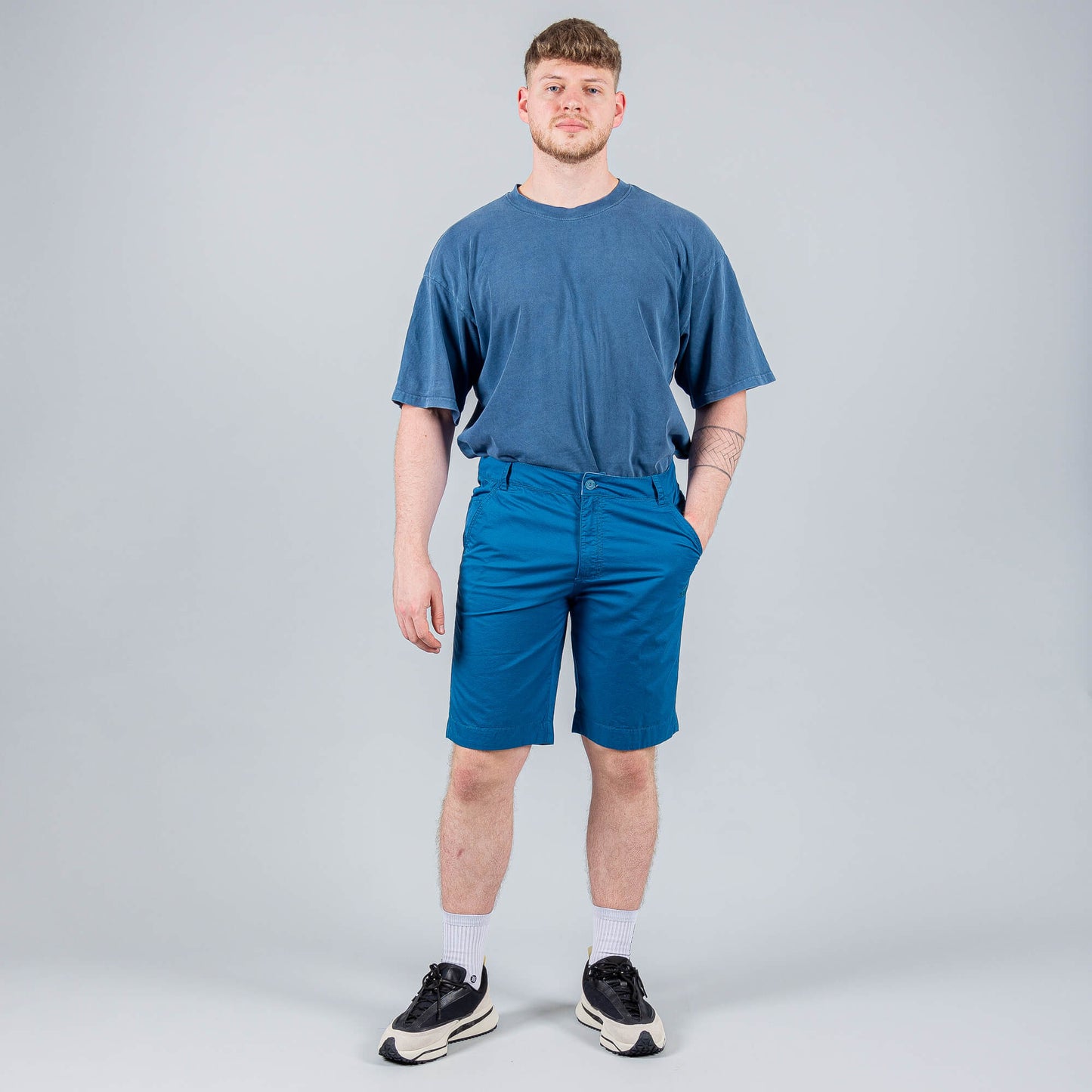 Bavlnené kraťasy Peak Cotton Short Pant modré
