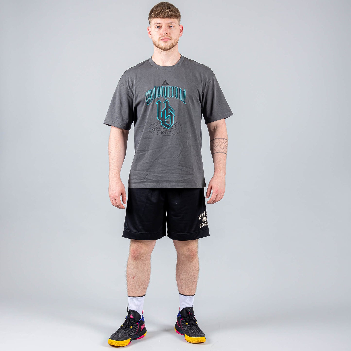 Tričko Peak Basketball Underground MAGNETIC GREY