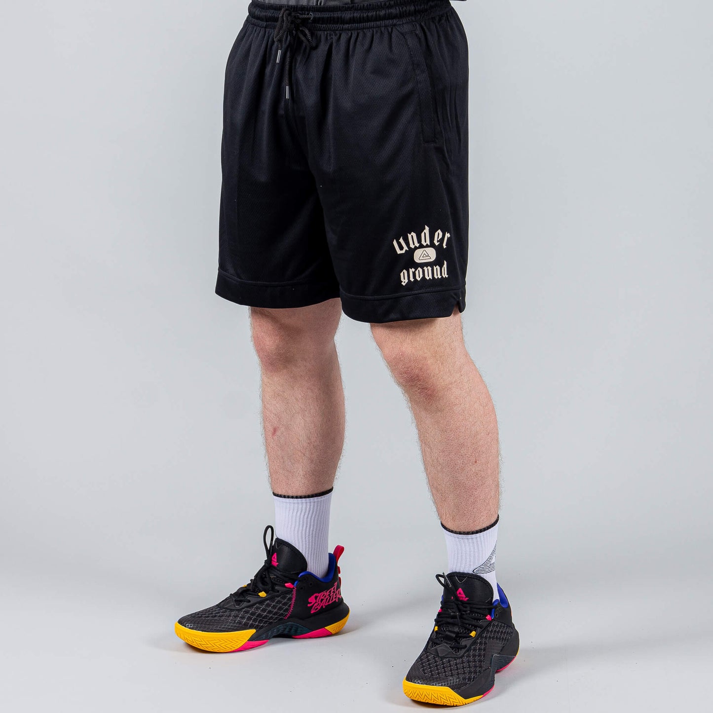 Basketbalové šortky Peak Underground BLACK