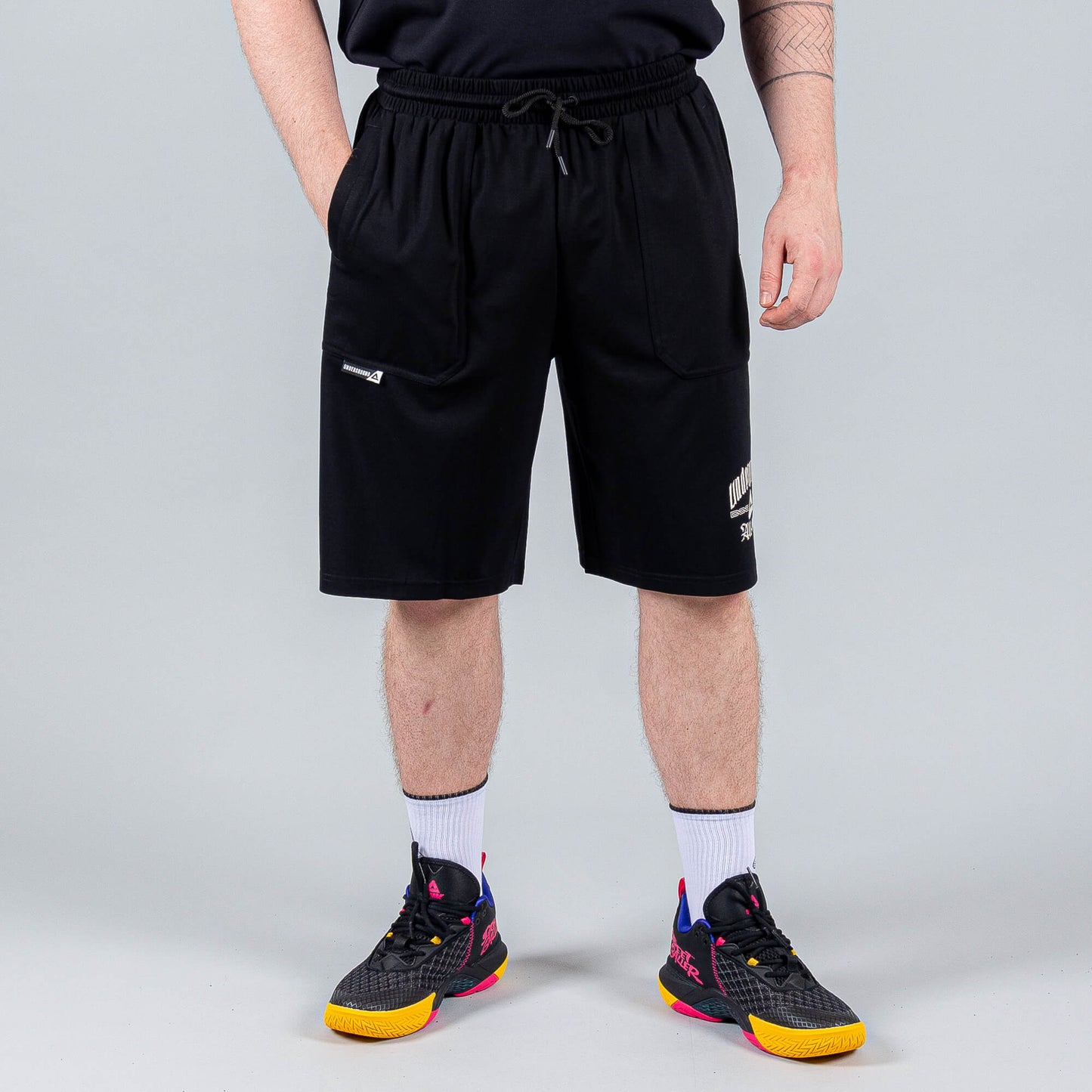 Basketbalové šortky Peak Underground BLACK