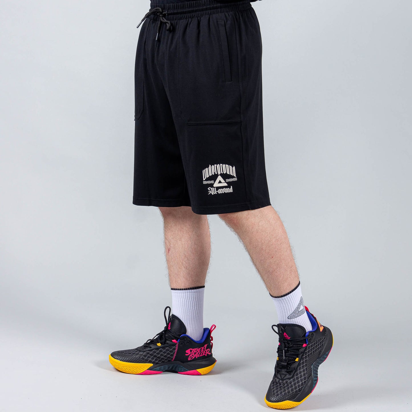 Basketbalové šortky Peak Underground BLACK