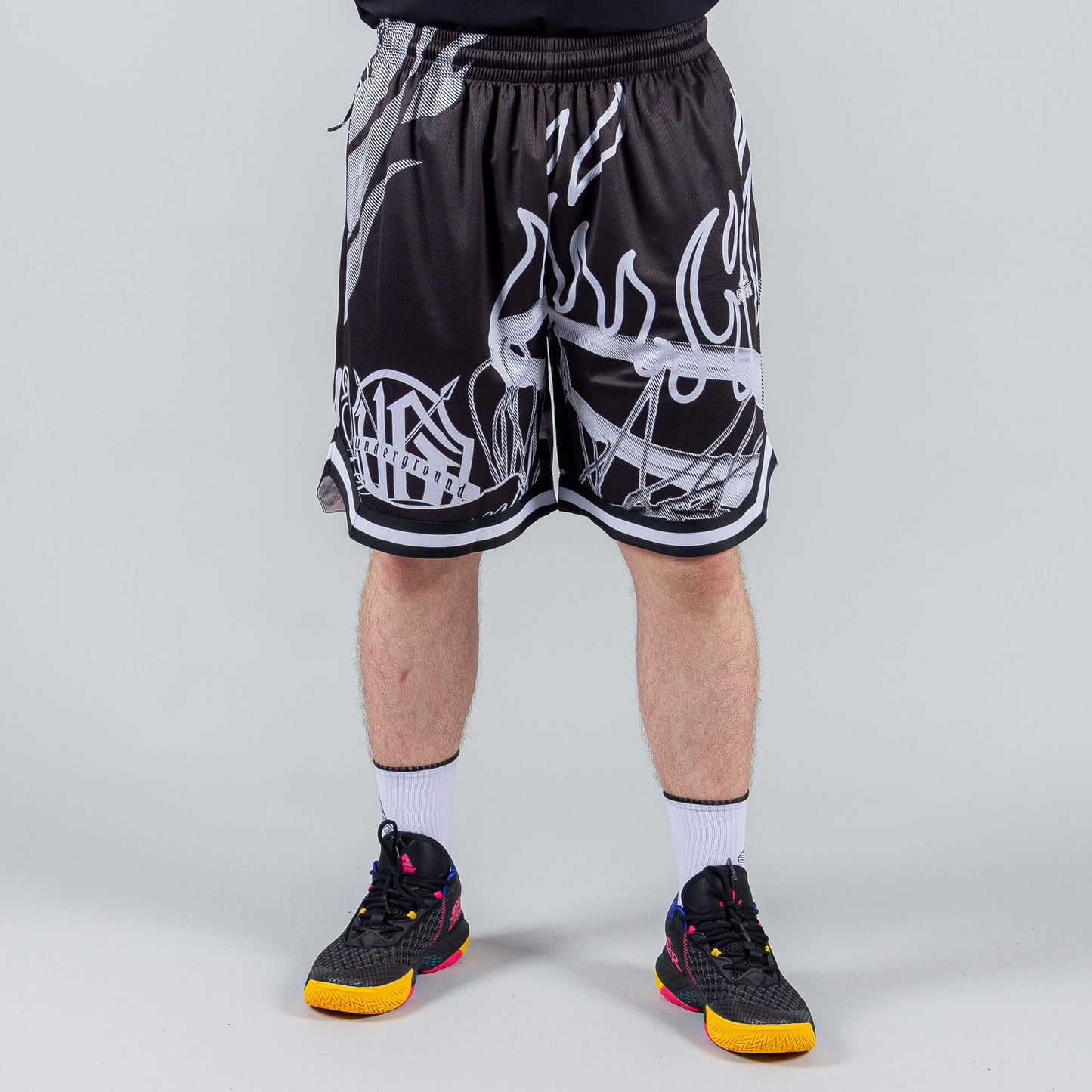 Basketbalové šortky Peak Underground BLACK