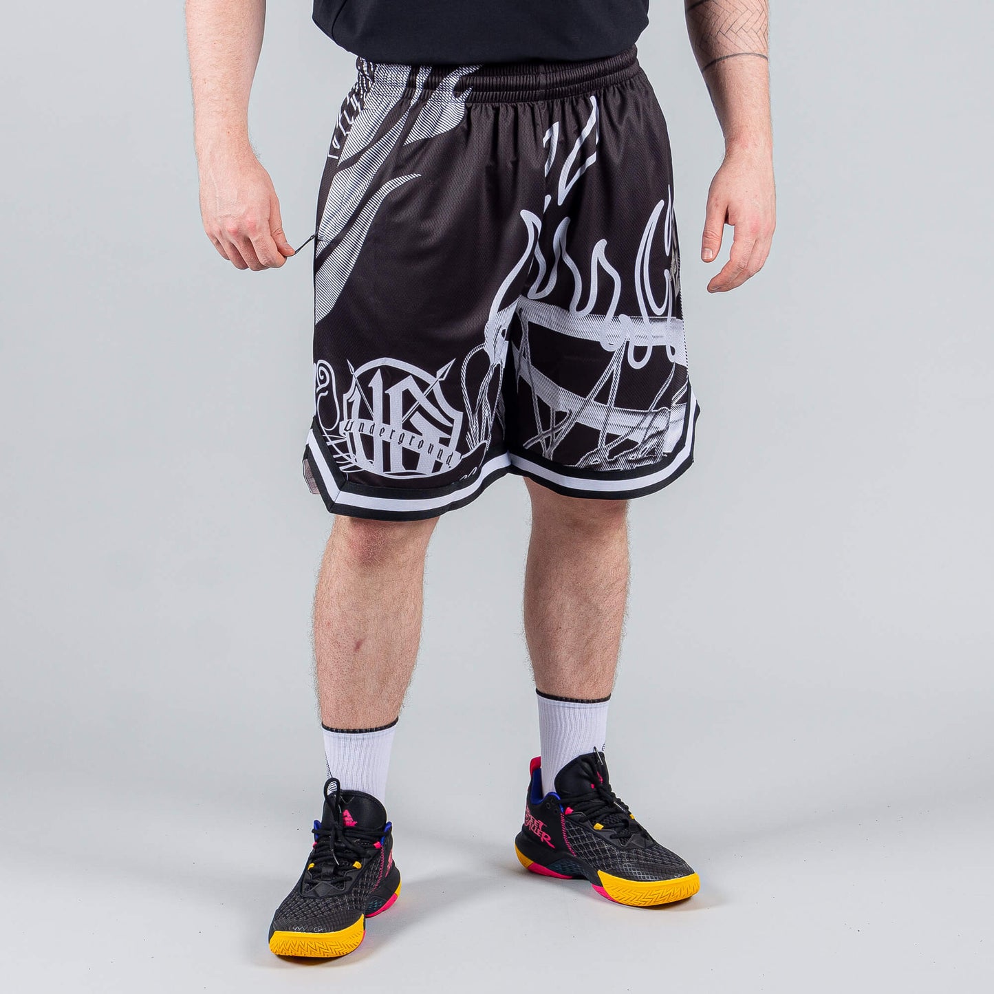 Basketbalové šortky Peak Underground BLACK