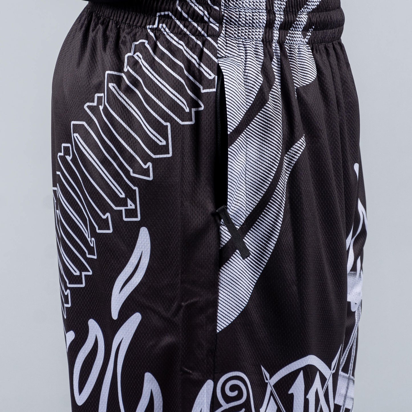 Basketbalové šortky Peak Underground BLACK