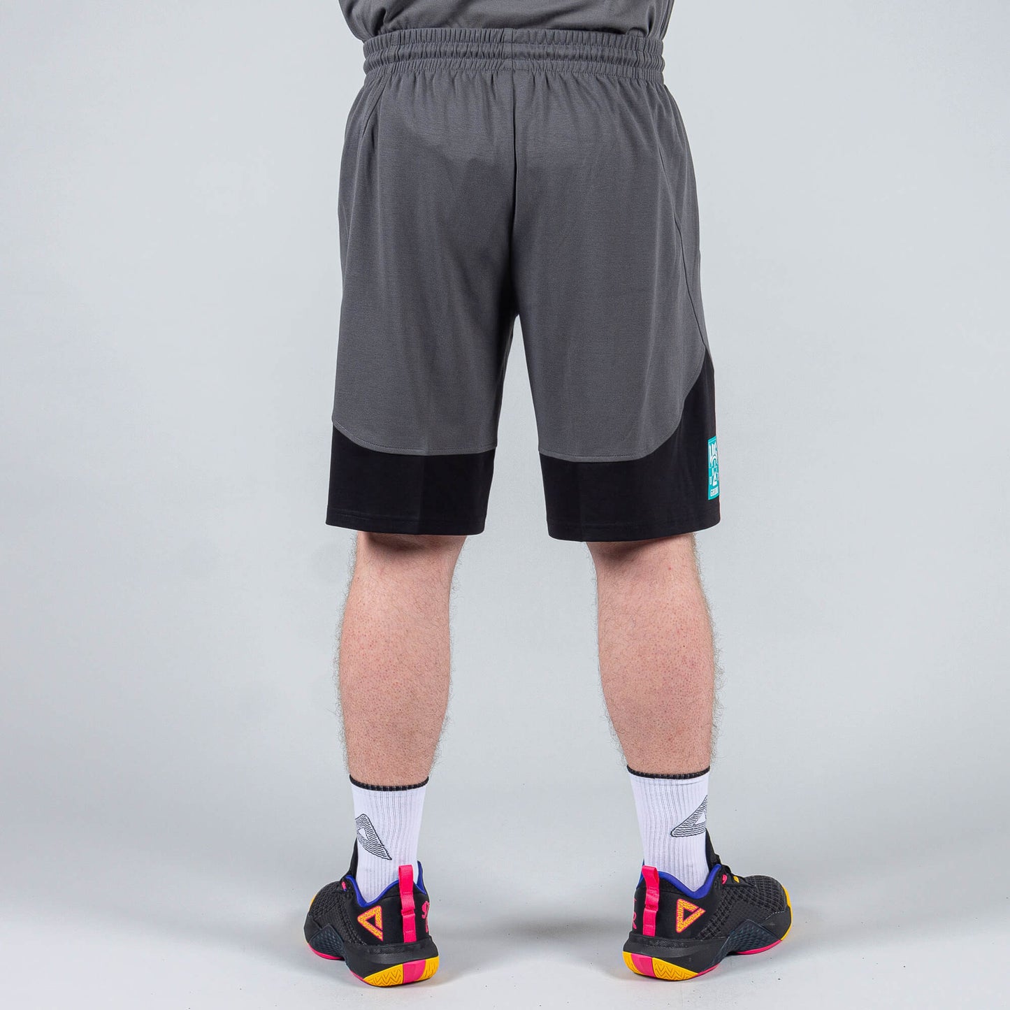 Basketbalové šortky Peak Underground MAGNETIC GREY