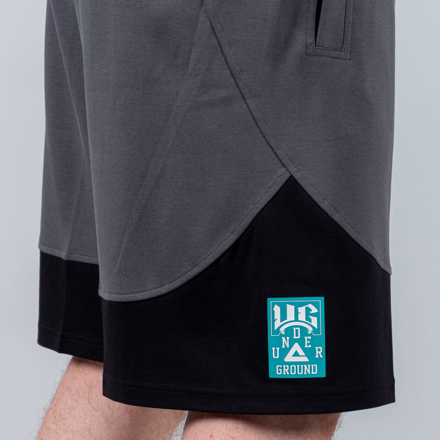 Basketbalové šortky Peak Underground MAGNETIC GREY