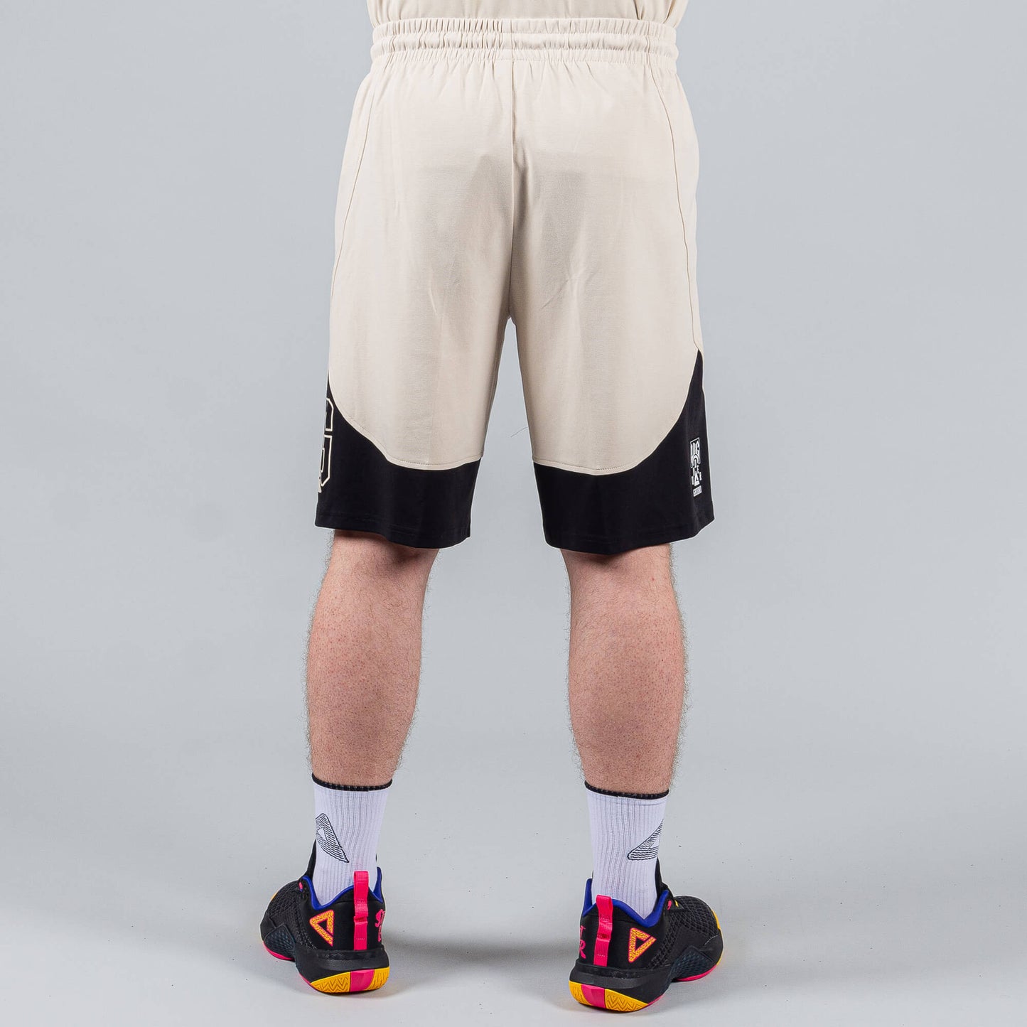 Basketbalové šortky Peak Underground WHITE GREY