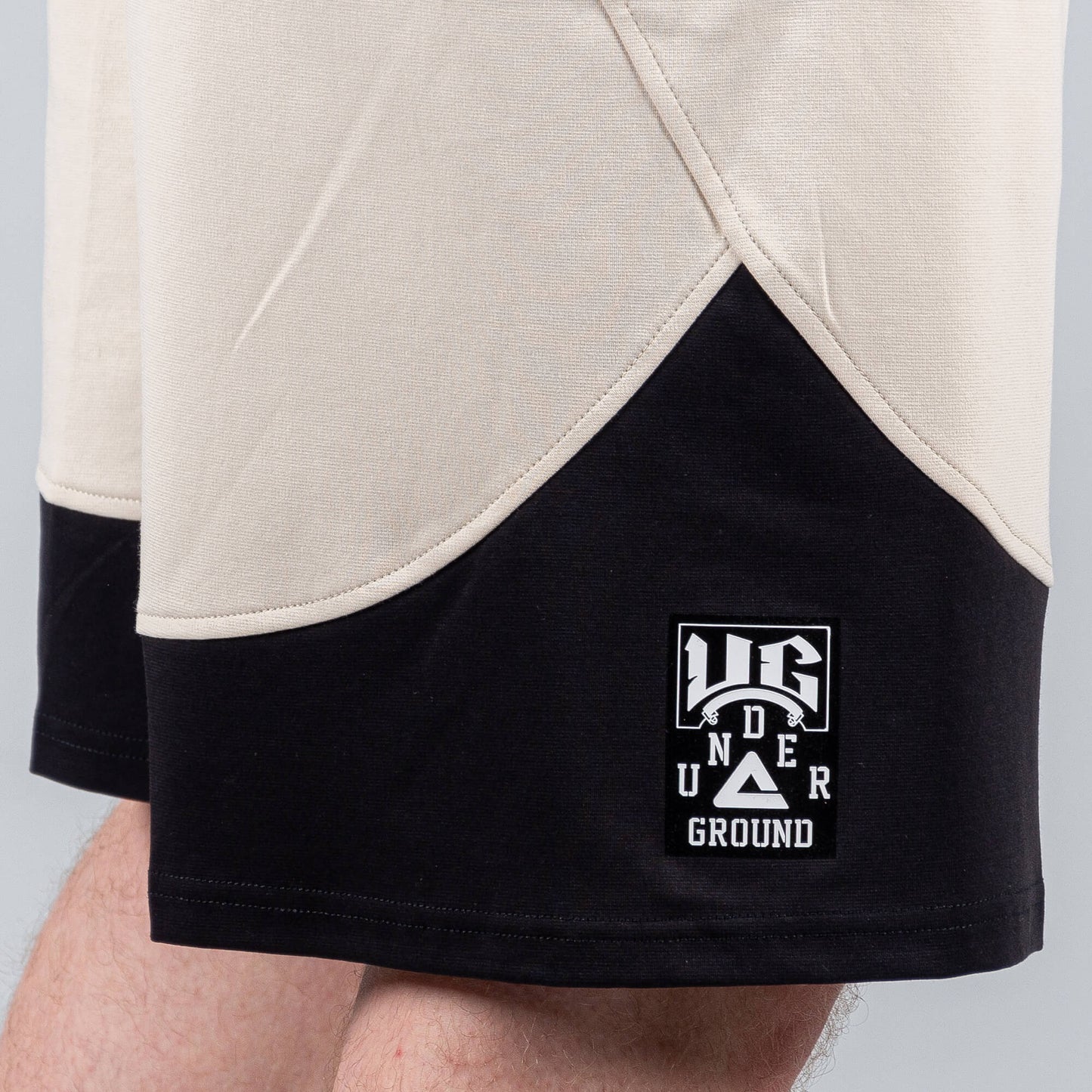 Basketbalové šortky Peak Underground WHITE GREY