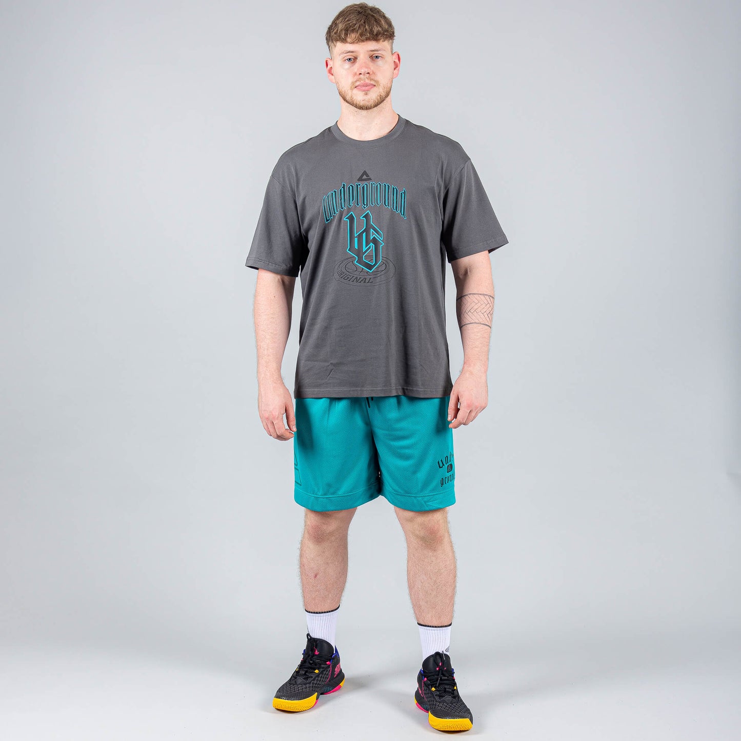 Basketbalové šortky Peak Underground GREEN